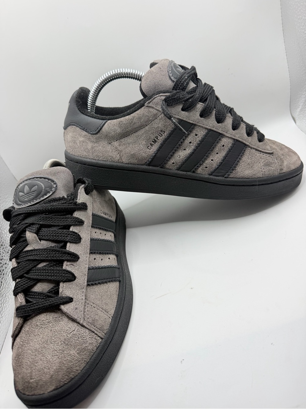 adidas Campus Suede Sneakers - Gray/Black